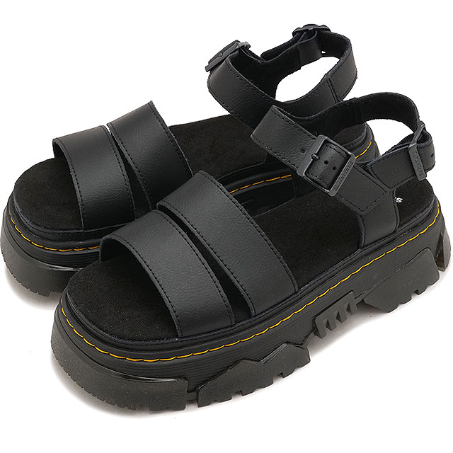 �h�N�^�[�}�[�`�� Dr.Martens ���f�B�[�X �}�e�B�\��2 �X�g���b�v�T���_�� 41660001 MATTISON 2 STRAP SANDAL ���U�[�T���_�� ���� �h�N�} BLACK ���K�戵�X