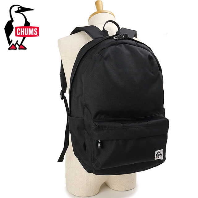 チャムス CHUMS リサイクルハリケーンデイパック [CH60-4182 FW26] 27L Recycle Hurricane Day Pack 鞄 リュック 通勤通学 アウトドア 黒 正規取扱店 | CHUMS