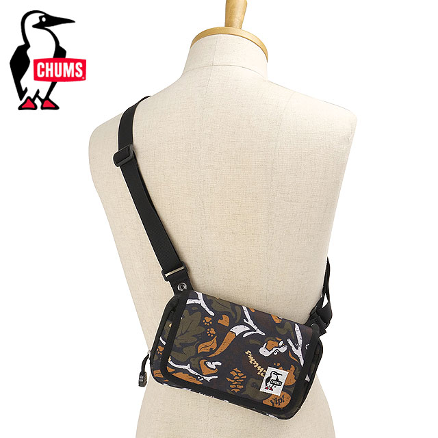 チャムス CHUMS リサイクルウォレットショルダーポーチ [CH60-4094 FW26] Recycle Wallet Shoulder Pouch 鞄 バッグインバッグ カーキグリーン 正規取扱店 | CHUMS