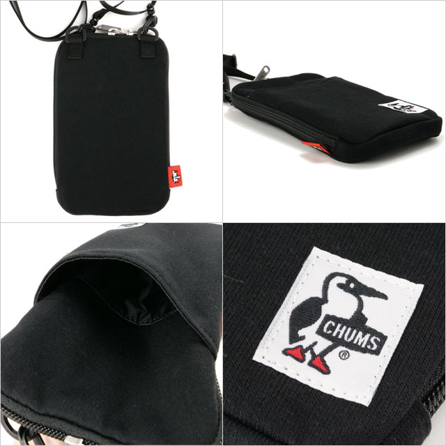 チャムス CHUMS スマートフォンショルダーバッグスウェット CH60-4202 Smart Phone Shoulder Bag Sweat メンズ レディース 鞄 スマホポーチ 小物入れ 正規取扱店 | CHUMS | 03