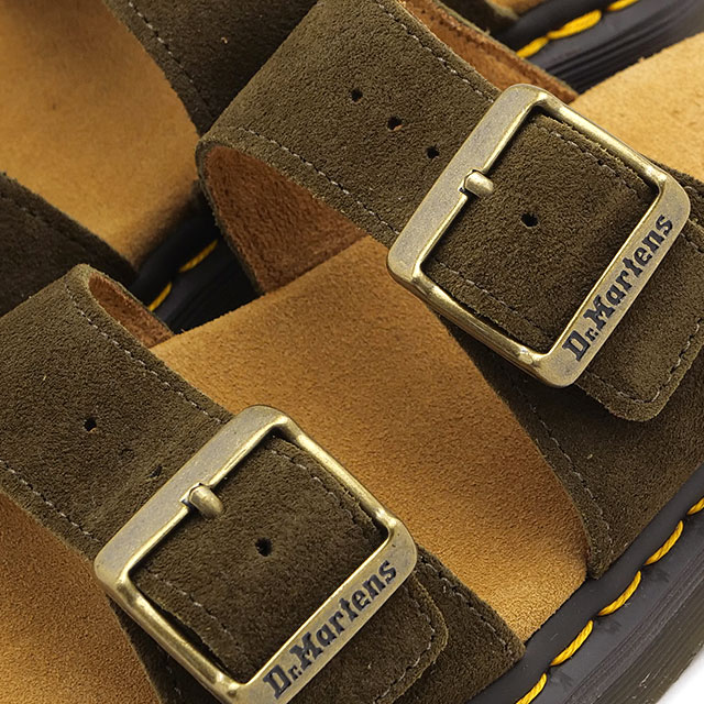 ドクターマーチン Dr.Martens レディース ジョセフ 41083300 JOSEF 革靴 スライドサンダル ダブルストラップ カジュアル カーキグリーン OLIVE 正規取扱店 | Dr.Martens | 03