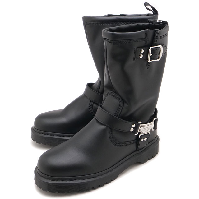 ドクターマーチン Dr.Martens アニストン リガーブーツ 32199001 ANISTONE HI メンズ レディース ワークブーツ ミドル丈 プルアップ 黒 BLACK 正規取扱店 | Dr.Martens