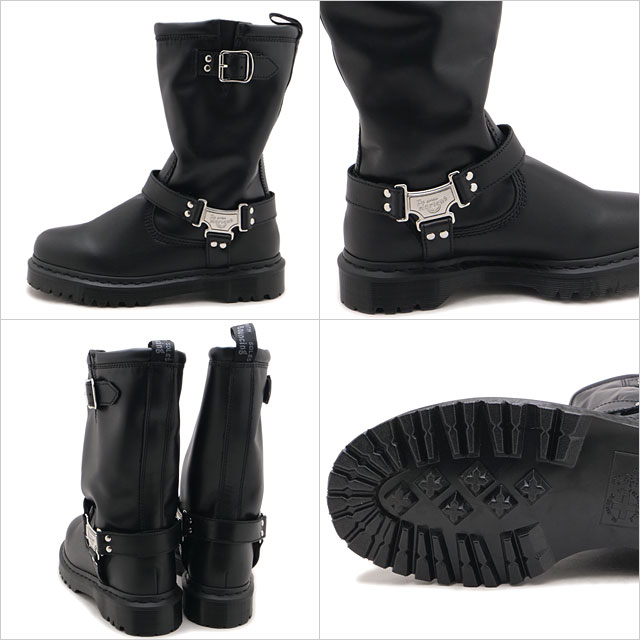 ドクターマーチン Dr.Martens アニストン リガーブーツ 32199001 ANISTONE HI メンズ レディース ワークブーツ ミドル丈 プルアップ 黒 BLACK 正規取扱店 | Dr.Martens | 02