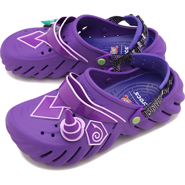 クロックス crocs サンダル メンズ 遊戯王 ブラック マジシャン エコークロッグ [213591-90H FW26] Yu-Gi-Oh! Dark Magician Echo Clog コラボ 正規取扱店 | crocs