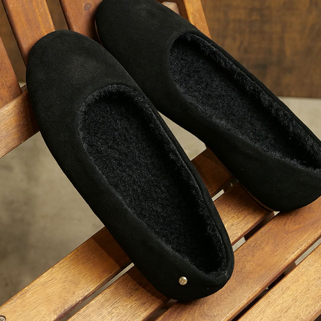 日本限定 エミュー オーストラリア EMU Australia レディース ミラ2.0 W12830 FW23 Mira 2.0 バレエシューズ スエード メリノウール フラット パンプス Black |  | 01