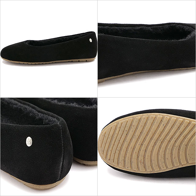 日本限定 エミュー オーストラリア EMU Australia レディース ミラ2.0 W12830 FW23 Mira 2.0 バレエシューズ スエード メリノウール フラット パンプス Black |  | 02