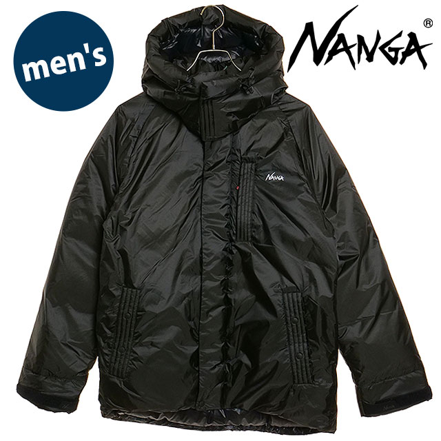 ナンガ NANGA メンズ オーロラライト ユーティリティー ダウンジャケット N1UDBKF5 FW23 M AURORA LIGHT UTILITY DOWN JACKET 日本製 アウター BLK