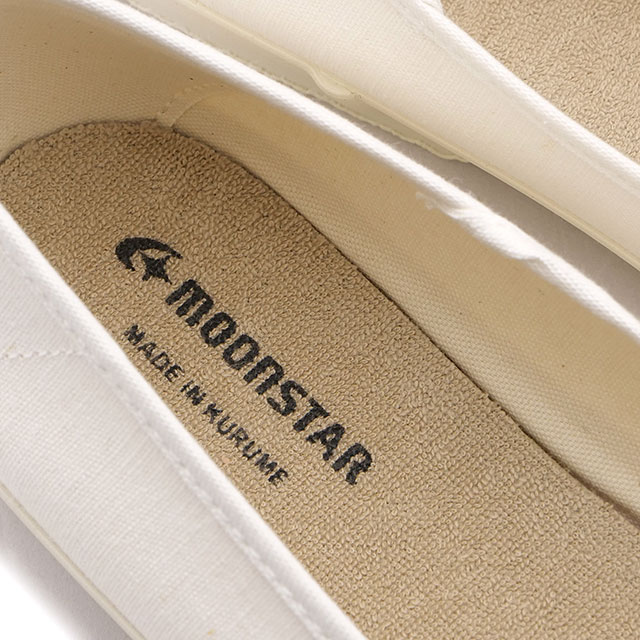 ムーンスター ファインバルカナイズド MOONSTAR FINE VULCANIZED スリッポン ブラバス 54323721 SS24 BRAVAS レディース 靴 リネン WHITE｜mischief｜04