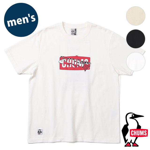 チャムス CHUMS メンズ チャムスクリーンリバーTシャツ CH01-2350 SS24 CHUMS Clean River T-Shirt トップス 半袖 クルーネック コットンTee｜mischief
