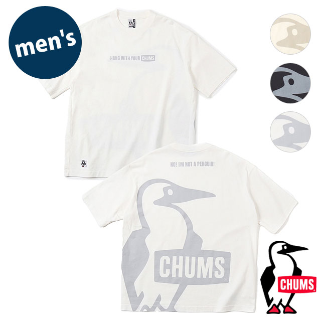 チャムス CHUMS メンズ オーバーサイズドブービーTシャツ CH01-2356 SS24 Oversized Booby T-Shirt トップス 半袖 クルーネック コットンTee｜mischief｜05
