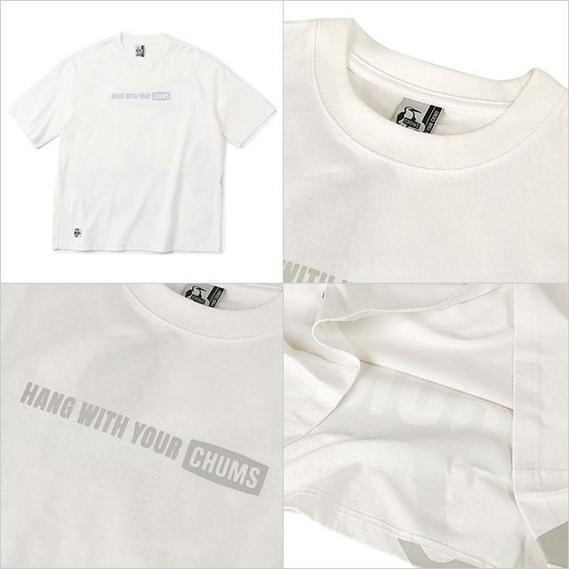 チャムス CHUMS メンズ オーバーサイズドブービーTシャツ CH01-2356 SS24 Oversized Booby T-Shirt トップス 半袖 クルーネック コットンTee｜mischief｜07