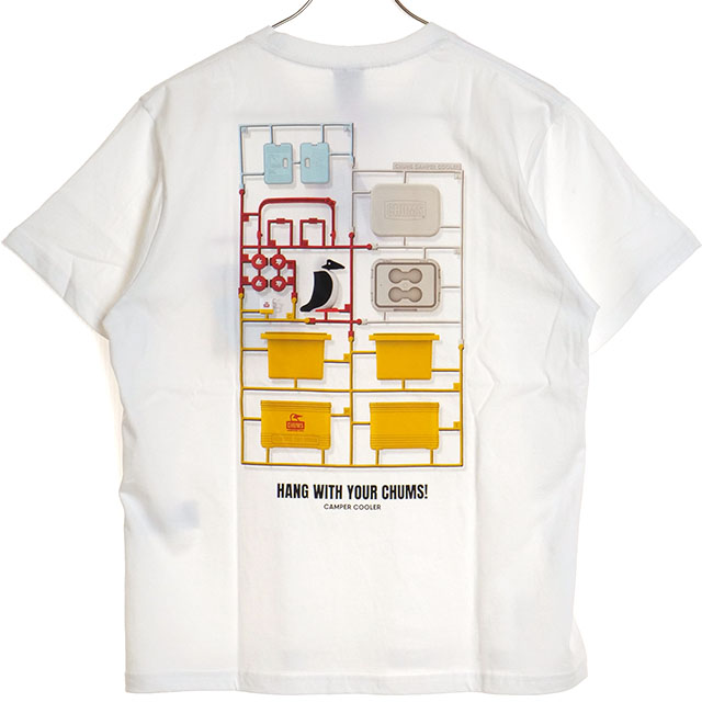 チャムス CHUMS メンズ キャンパークーラーポケットTシャツ CH01-2360 SS24 Camper Cooler Pocket T-Shirt トップス 半袖 クルーネック コットンTee｜mischief｜06