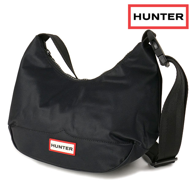 トートバッグ HUNTER [UNISEX] Original Nylon Mini Hobo Bag Black UBS3600KB ナイロン ミニ ホーボー - ブラック