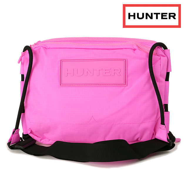 ハンター HUNTER トラベルリップストップサコッシュ UBC1515NRS-HIK SS24 travel ripstop sacoche メンズ・レディース 鞄 ショルダーバッグ highlighter-pink｜mischief｜02