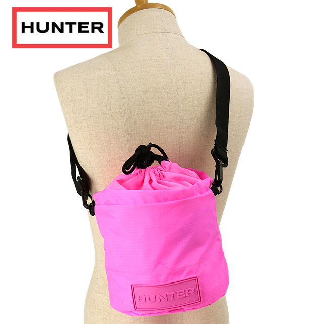 ハンター HUNTER トラベルリップストップバケット UBX3602NRS-HIK SS24 travel ripstop bucket メンズ・レディース 鞄 ショルダーバッグ highlighter-pink｜mischief