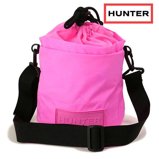 ハンター HUNTER トラベルリップストップバケット UBX3602NRS-HIK SS24 travel ripstop bucket メンズ・レディース 鞄 ショルダーバッグ highlighter-pink｜mischief｜02