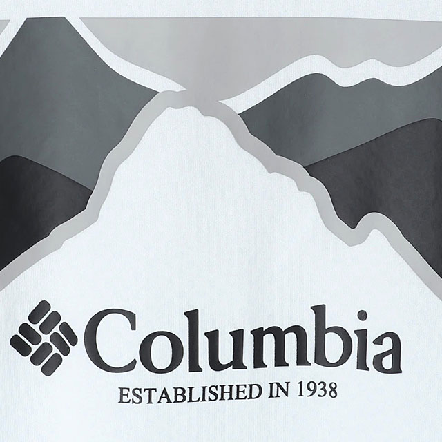 コロンビア Columbia メンズ コールド ベイ ダッシュ ショートスリーブティー XE8841-126 SS24 UVカット 冷却機能 Sea-Salt Boxed-Mountains｜mischief｜04