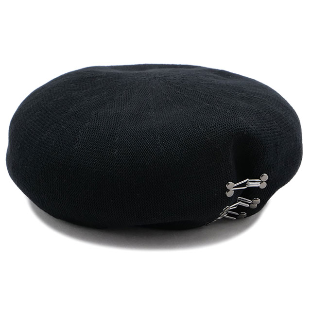 カシラ CA4LA ベレー帽 ZKN02436 SS24 MERET SS7 メンズ・レディース 帽子 ハンチング BLACK｜mischief｜02