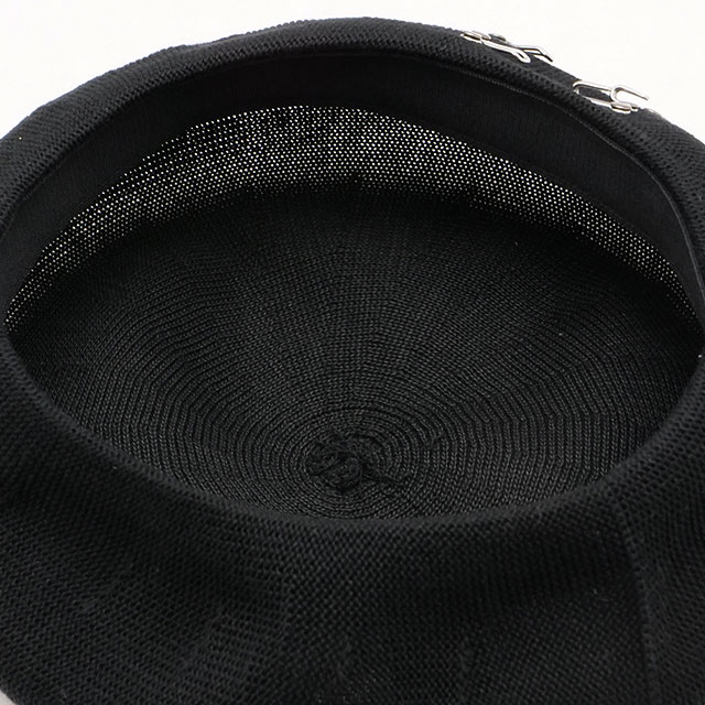 カシラ CA4LA ベレー帽 ZKN02436 SS24 MERET SS7 メンズ・レディース 帽子 ハンチング BLACK｜mischief｜04