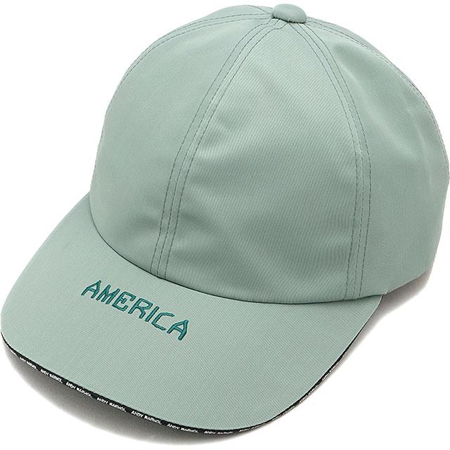 カシラ CA4LA 6パネルキャップ CAW00590 SS24 AMERICA CAP メンズ・レディース 帽子 GREEN｜mischief