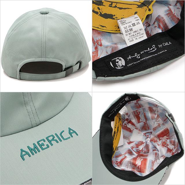 カシラ CA4LA 6パネルキャップ CAW00590 SS24 AMERICA CAP メンズ・レディース 帽子 GREEN｜mischief｜03