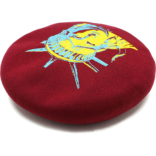 カシラ CA4LA ベレー帽 CAW00591 SS24 STATUE OF LIBERTY BERET メンズ・レディース 帽子 ハンチング RED :10100490:ミスチーフ