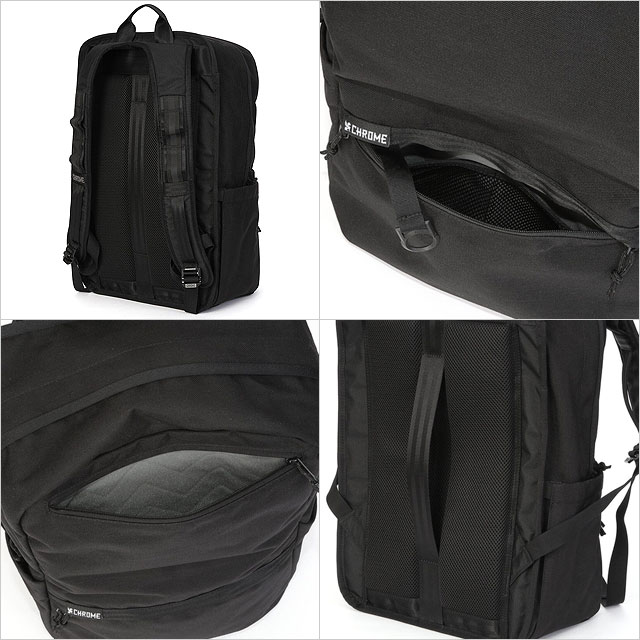 クローム CHROME ハンガー 30L パック JP216BK SS24 HANGAR 30L PACK メンズ・レディース 鞄 リュック バックパック デイパック ブラック 正規取扱店 | CHROME | 02