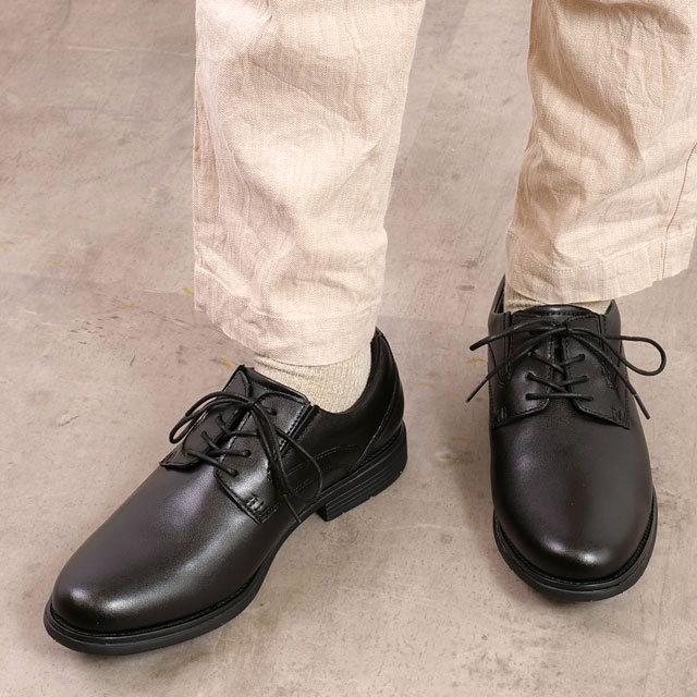 ロックポート ROCKPORT メンズ プレーントゥ ドレスレザー [ML0033 SS25] Plain toe 靴 ビジネスシューズ カジュアル 防水 軽量 Black 正規取扱店 ROCKPORT（ロックポート） メンズ プレーントゥ ドレスレザー ML0033