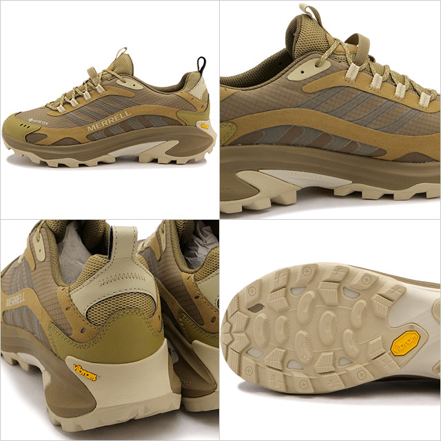 メレル MERRELL メンズ モアブ スピード2 ゴアテックス J037517 SS24 M MOAB SPEED 2 GORE-TEX 靴 透湿防水 ビブラムソール COYOTE 正規取扱店 | MERRELL | 02