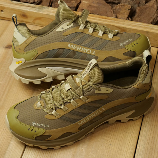 メレル MERRELL メンズ モアブ スピード2 ゴアテックス J037517 SS24 M MOAB SPEED 2 GORE-TEX 靴 透湿防水 ビブラムソール COYOTE 正規取扱店 | MERRELL | 04
