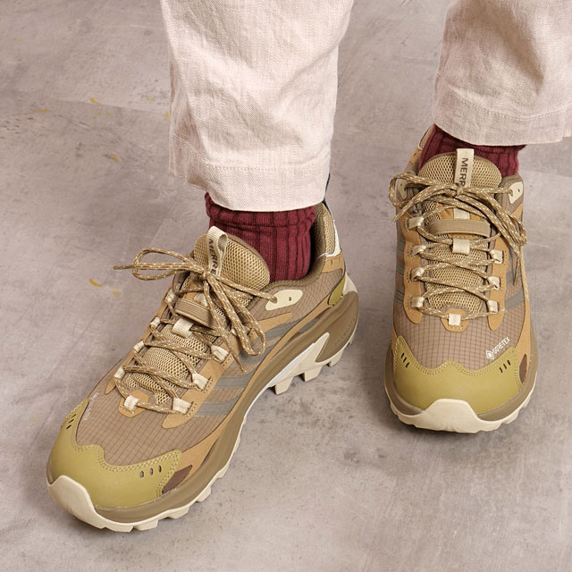 メレル MERRELL メンズ モアブ スピード2 ゴアテックス J037517 SS24 M MOAB SPEED 2 GORE-TEX 靴 透湿防水 ビブラムソール COYOTE 正規取扱店 | MERRELL | 06