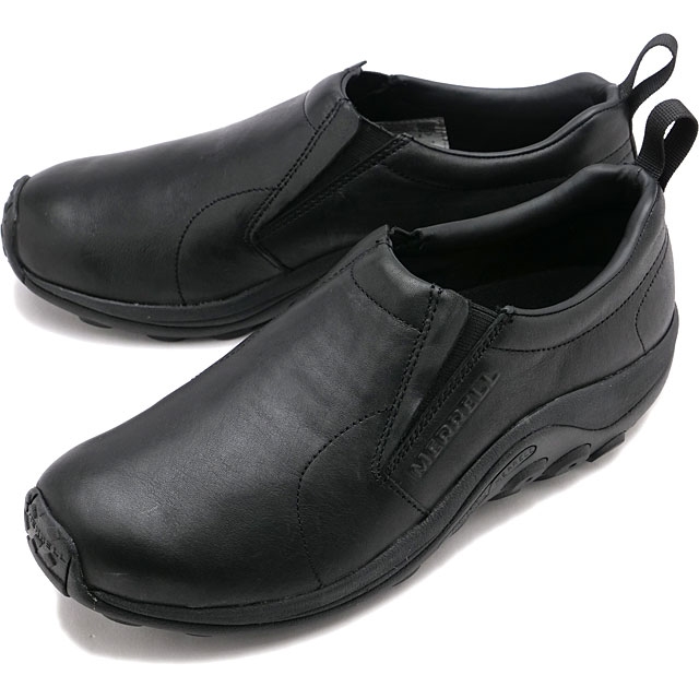 メレル MERRELL メンズ ジャングルモック レザー2 J17199 SS24 M JUNGLE MOC LEATHER 2 靴 スリッポン シューズ BLACK 正規取扱店 | MERRELL