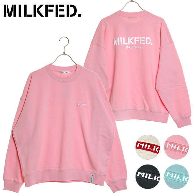 ミルクフェド MILKFED. レディース ベーシックスウェットトップ 103241012003 SS24 BASIC SWEAT TOP トップス  トレーナー : 10100722 : ミスチーフ - 通販 - Yahoo!ショッピング