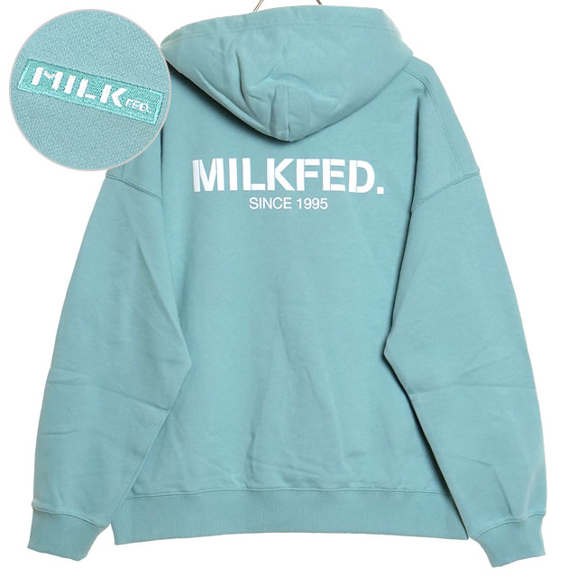 ミルクフェド MILKFED. レディース ベーシックスウェットフーディー 103241012007 SS24 BASIC SWEAT HOODIE  トップス パーカー