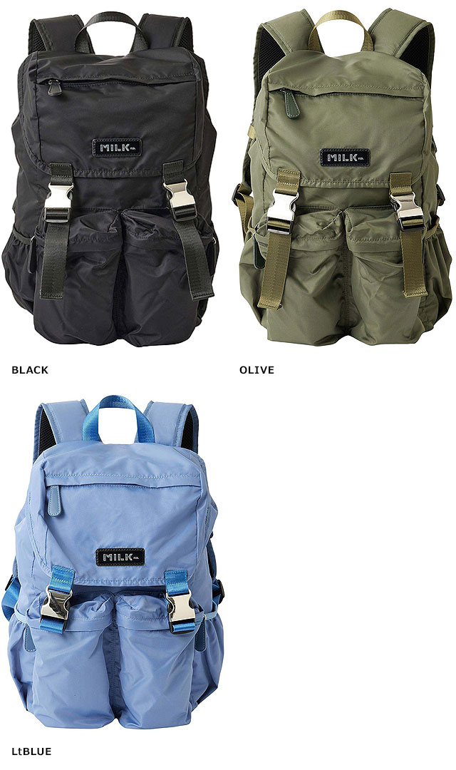 MILKFED.（ミルクフェド） ロゴプレート バックパック 103241053005