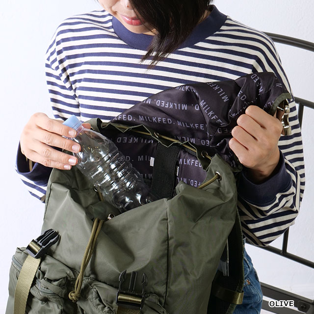 MILKFED.（ミルクフェド） ロゴプレート バックパック 103241053005