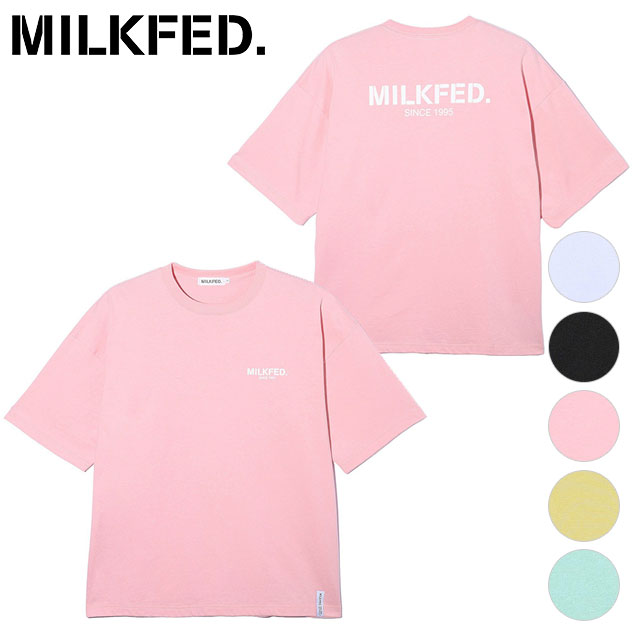 ミルクフェド MILKFED. レディース ベーシック ショートスリーブティー 103241011005 SS24 BASIC S S TEE トップス Tシャツ 半袖｜mischief｜02