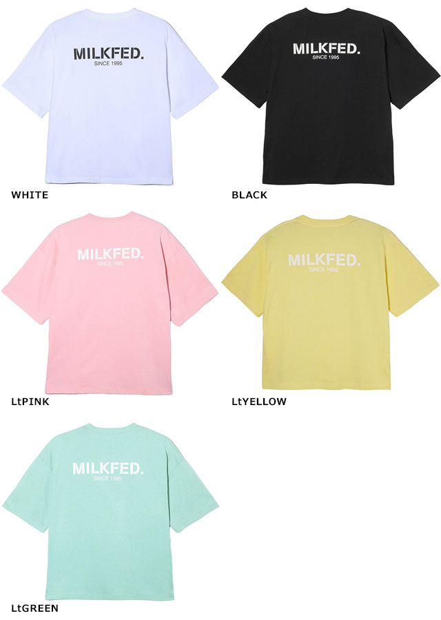 ミルクフェド MILKFED. レディース ベーシック ショートスリーブティー 103241011005 SS24 BASIC S S TEE トップス Tシャツ 半袖｜mischief｜03