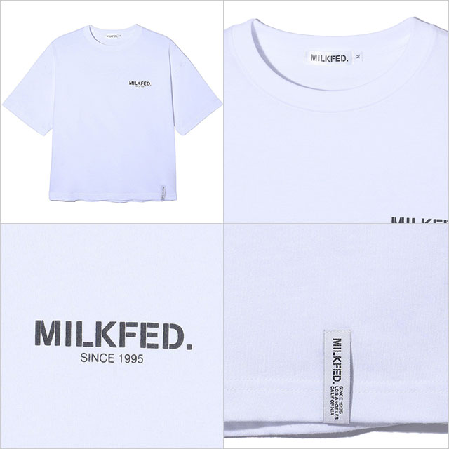 ミルクフェド MILKFED. レディース ベーシック ショートスリーブティー 103241011005 SS24 BASIC S S TEE トップス Tシャツ 半袖｜mischief｜04