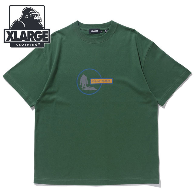 エクストララージ XLARGE メンズ UMA ショートスリーブティー 101241011018 SS24 UMA S S TEE x-large エックスラージ トップス Tシャツ 半袖 GREEN｜mischief