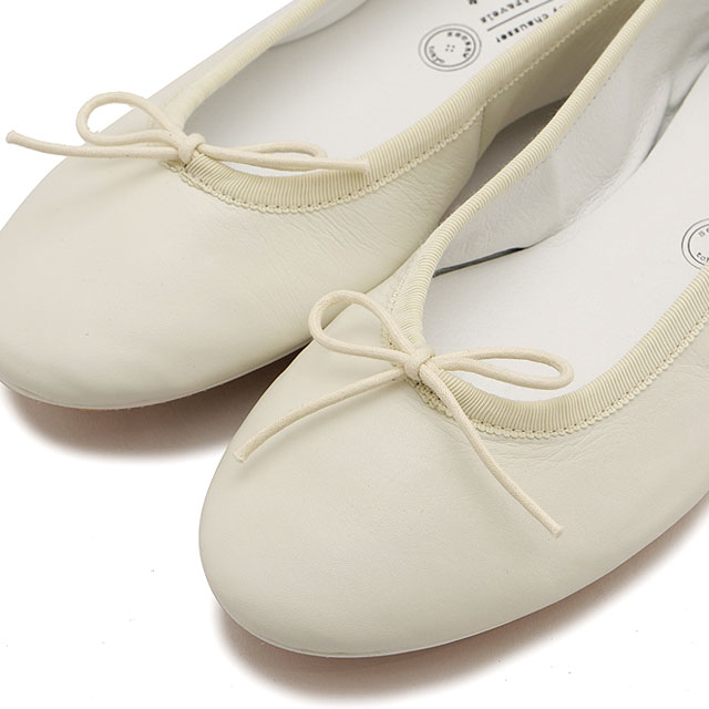 返品送料無料 トラベルシューズ バイ ショセ TRAVEL SHOES by chausser レディース バレエシューズ TR-009 ホワイト WH 正規取扱店_3