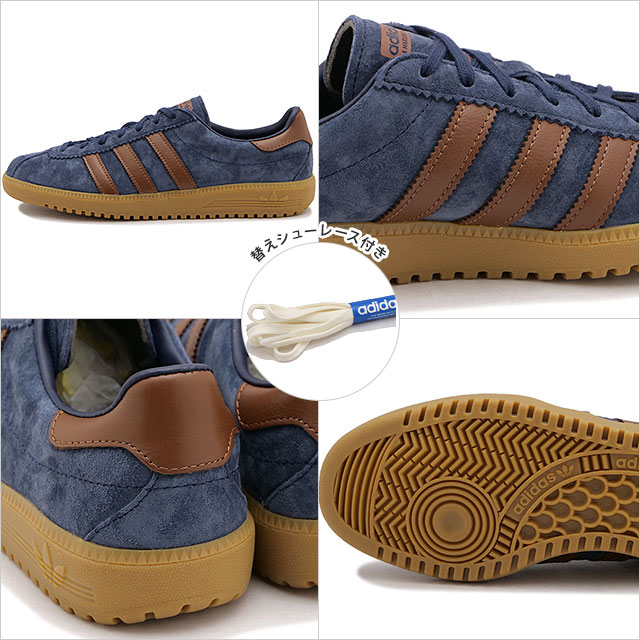 アディダス オリジナルス adidas Originals スニーカー バミューダ JI4278 SS24 BERMUDA 靴 テラス系 Terrace LEGEND INK PRELOVED BROWN OFF WHITE｜mischief｜03