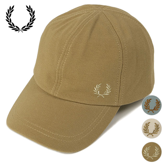 フレッドペリー FRED PERRY ピケ クラシックキャップ HW6726 SS24Q2 PIQUE CLASSIC CAP メンズ・レディース 帽子 鹿の子 サイズ調整可｜mischief｜05