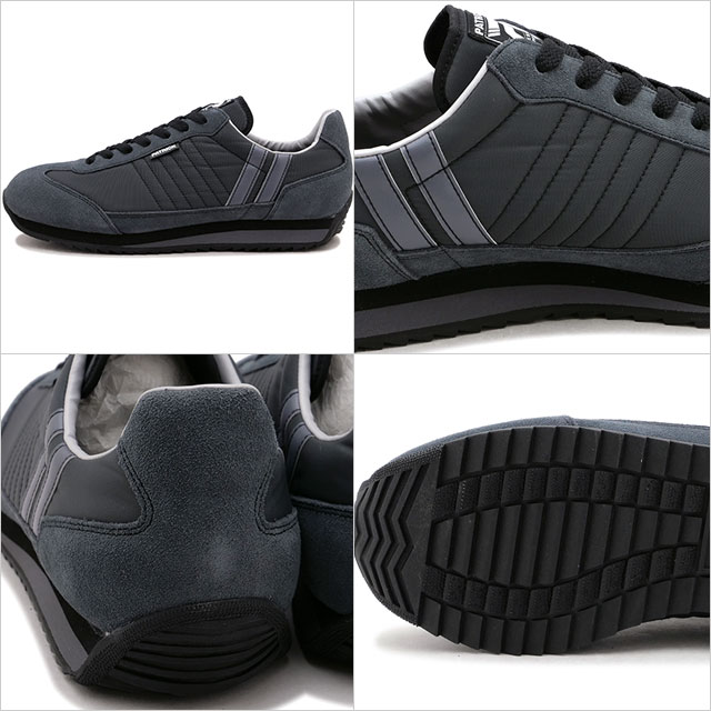 返品送料無料 パトリック PATRICK スニーカー マラソン 942451 FW24 MARATHON 日本製 靴 シーズン限定カラー BKBERRY ブラックベリー グレー系 正規取扱店 | PATRICK | 02