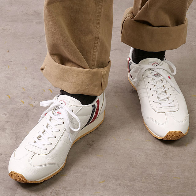 パトリック PATRICK スニーカー パミール [272460 FW24] PAMIR メンズ・レディース 日本製 靴 レザー シーズン限定カラー PORT ポート トリコロールホワイト PATRICK（パトリック） 返品送料無料 スニーカー パミール 272460 FW24