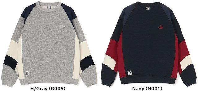 CHUMS（チャムス） トレーナー マイトン パネル クルー トップ CH00