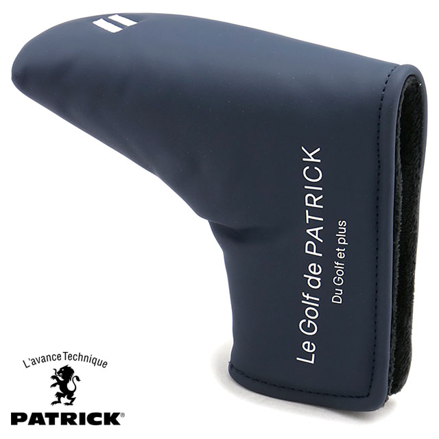 ѥȥå  PATRICK GOLF ѥС 241-842 FW24 PUTTER COVER ԥ󥿥 ֥졼ɥ NVY 谷Ź