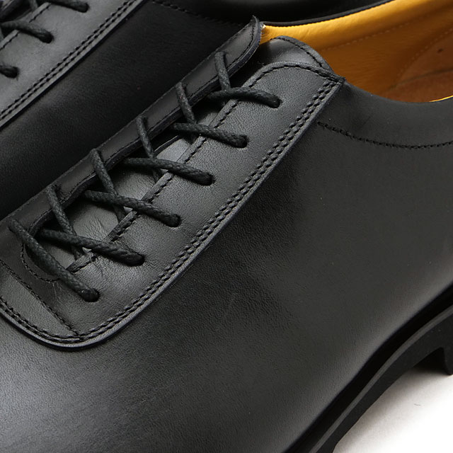 ブルーオーバー blueover マルコ タンクソール FW24 marco Tank sole メンズ 靴 男性用 日本製 プレーントゥ 防水レザー マッケイ製法 ブラック 正規取扱店の画像