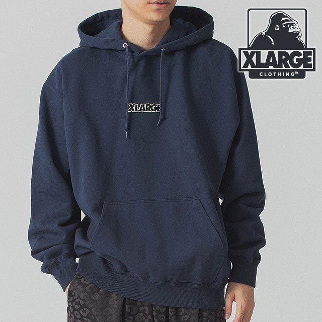 エクストララージ XLARGE パーカー スタンダードロゴ フーデッドスウェットシャツ 101243012004 FW24 プルオーバー x-large  エックスラージ NAVY : 10101337 : ミスチーフ - 通販 - Yahoo!ショッピング