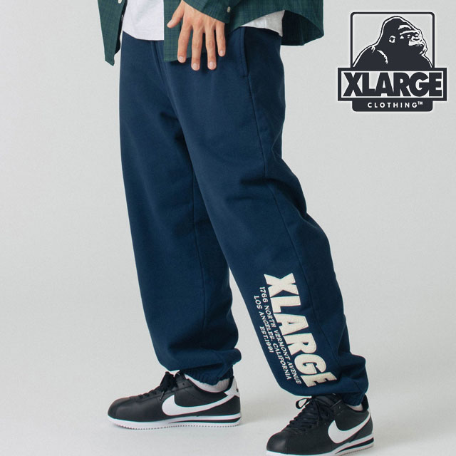 XLARGE（エクストラ ラージ） シェニール ロゴ スウェットパンツ
